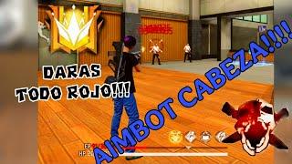 FREE FIRE AIMBOT PECHO, CABEZA DARAS TODO ROJO!!!!! (SERAS EL REY DE LAS KILLS)