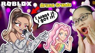 Roblox | Escape Ariana Grande's Concert Obby - I met Ariana Grande???