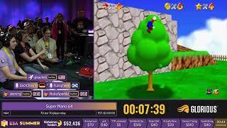 Super Mario 64 [70 star 70 player relay] - #ESASummer24