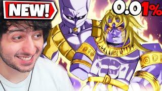 Getting The NEW 0.01% Dio Over Heaven in Roblox!