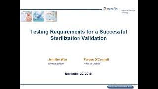 Testing Requirements for a Successful Sterilization Validation