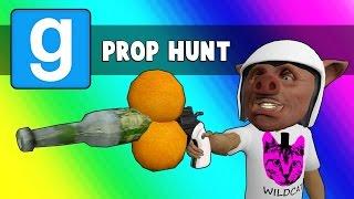 Gmod Prop Hunt Funny Moments - 2 Oranges + Bottle = Win (Garry's Mod Little Hunter Edition)