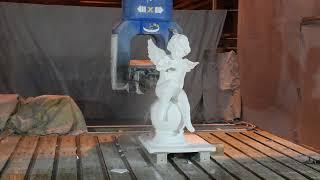 Изготовление скульптуры ангела из мрамора