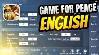 PUBG Mobile China Fully Translated | Game for peace translated to English