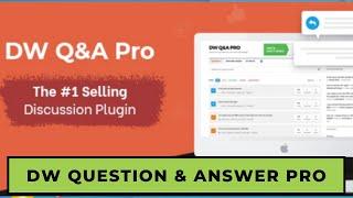 How to use DW Question & Answer Pro - 100% GPL best WordPress Plugin | download free F&Q