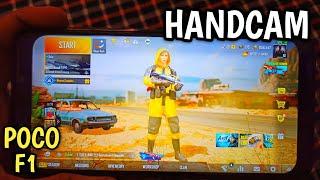 POCO F1 HANDCAM | 4 FINGERS CLAW + GYRO | POCO F1 PUBG MOBILE