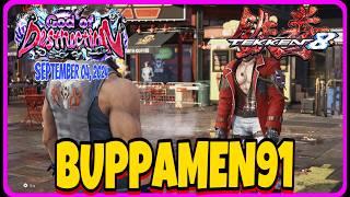 Tekken 8 ▰ (buppamen91) STEVE - Ranked Matches God Of DESTRUCTION SEPTEMBER 04, 2024