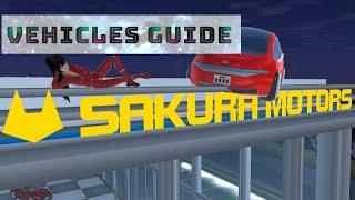 ▪︎Vehicles Guide | Sakura School Simulator | ▪︎