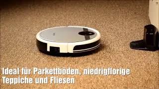 Amazon de  Staubsauger Roboter, Bagotte 3 in 1 Saugroboter mit Wischfunktion und Bürsten, Selbstaufl