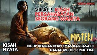 "VIRAL!! KISAH PERSAHABATAN SEORANG WANITA HIDUP DENGAN IKAN EMAS RAKSASA DI DANAU MISTIS SUMATERA"