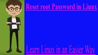 How to Reset the root password in Linux