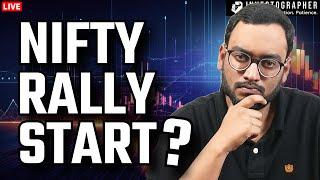 Nifty Rally Start ? | Live Trading Nifty | Crypto Bitcoin | Investographer