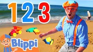 Do You Know How to Count? Learn With Blippi! | Beach Fun for Children | Educational Videos for Kids