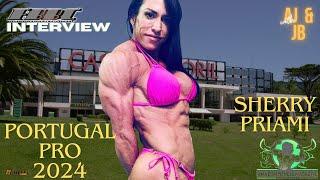 Portugal Pro 24 | Pre Contest Interview #womensbodybuilding Sherry Priami  | FBBC 24EP6