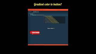 how to add gradient color to button in html CSS#coding #programming #javascript #projects #html#css