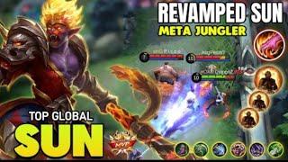 REVAMPED SUN !!! SUN BEST BUILD 2021 ~~ SUN TOP GLOBAL GAMEPLAY ~~ MOBILE LEGENDSS