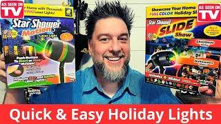 Star Shower Motion and Star Shower Slide Show tested: Quick and Easy Holiday Lights [368]