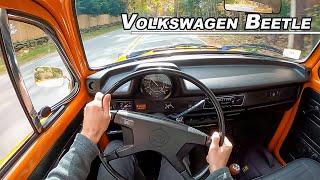 1974 Volkswagen Beetle - 1600cc Air Cooled Nostalgia (POV Binaural Audio)