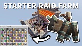 [BROKEN IN 1.21] Best Easy Raid Farm Minecraft Java 1.20.6 - 4,000 Emeralds per Hour - Easy Build