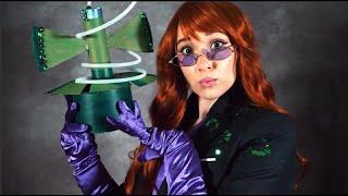 ASMR The Riddler Drains Your Brain  | Whispered Riddles, Clothing Sounds, Brain Massage