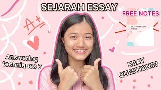 HOW I WROTE FULL MARK SEJARAH ESSAY + FREE PDF NOTES | SPM SEJARAH TIPS