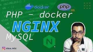 serve php mysql project with nginx as a docker container with basic authentication + docker-compose