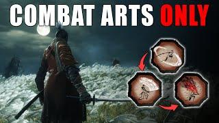 Can I beat Sekiro with only combat arts? ..and only once..sort of?