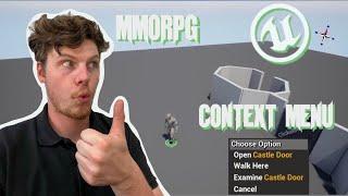 UE5 - MMORPG Context Menu - Right click interaction