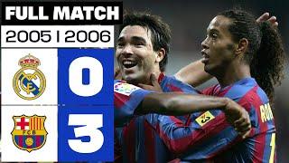 Highlights Real Madrid vs FC Barcelona (0-3) Matchday 12 2005/2006 - FULL MATCH