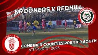 Match Highlights - Camberley Town v Redhill - CCL Premier Division South - 8th March 2025