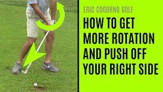 GOLF: How To Get More Rotation And Push Off Your Right Side