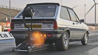 FIRST INTO THE 8s!! - The Worlds Fastest Ford Fiesta Mk1