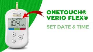 Change pre-set Date and time in OneTouch® Verio Flex Meter