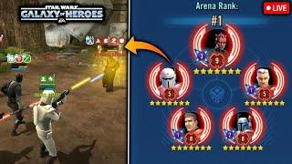 Climbing to #1 with Maul and Imperial Super Commando Rework! - Grand Arena - SWGoH