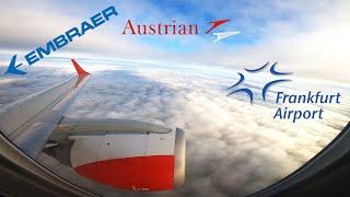 Austrian Airlines Embraer E195 takeoff Frankfurt Airport FRA OE-LWO