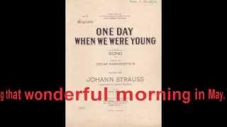 One Day When We Were Young (Richard Tauber)