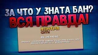 Контра Сити: За что Znat51 получил бан? Реальная версия