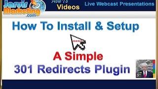 How To Install And Setup The Simple 301 Redirects Plugin 4 - How To Do A 301 Redirect Part 1