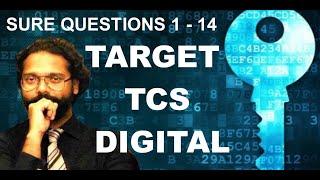 TCS DIGITAL APTITUDE QUESTIONS WITH SOLUTIONS PART 1 Q. NO. 1 - 14 | By Mohit Jain | Sure Questions