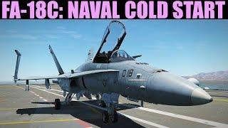 FA-18C Hornet: Carrier Fast Cold Start & Alignment Tutorial | DCS WORLD