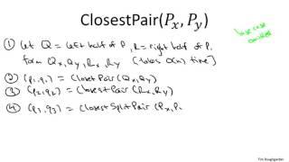 3   4   On log n Algorithm for Closest Pair I Advanced   Optional 32 min