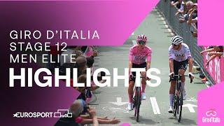 CLASS IS PERMANENT!  | Giro D'Italia Stage 12 Race Highlights | Eurosport Cycling