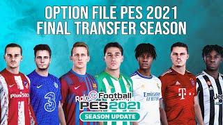 PES 2021 - OPTION FILE FINAL TRANSFER UPDATE (SM0KE P4TCH ONLY)