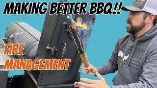 How I Am Making Better BBQ | Offset Smoker | Fire Management