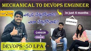 No coding to coding Job | Devops నేర్చుకొని 4 Months lo జాబ్ కొట్టింది | #subscribe #devops #viral