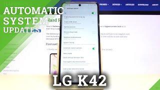 LG K42 and Updates - Enable Automatic System Updates