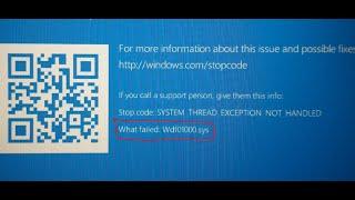 Fix Wdf01000.sys Blue Screen Crash/BSOD Error On Windows 11/10 PC