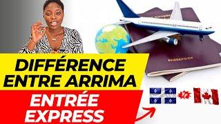 Voici la Différence entre arrima / entrée express