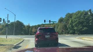 Little Rock AR Autumn Drive to Wyndham Shackelford Hotel October 2022