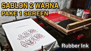 SABLON RUBBER 2 WARNA PAKE 1 SCREEN